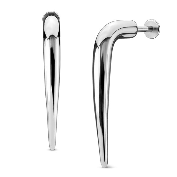 14g Talon Stainless Labret Tulsa Body Jewelry - Main Image