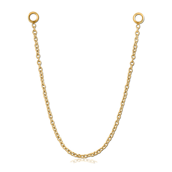 Multipurpose Gold Chain Nose 100mm long Gold