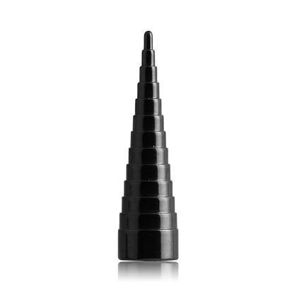 14g Black Stepped Spike Replacement Parts 14g - 4x15mm Black