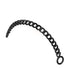 Multipurpose Stainless Curb Chain Nose 30mm long Black
