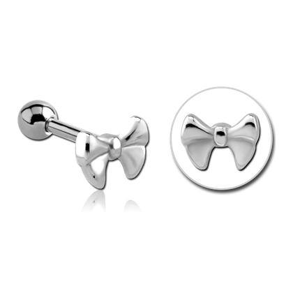 Bow Stainless Cartilage Barbell Cartilage 16g - 5/16