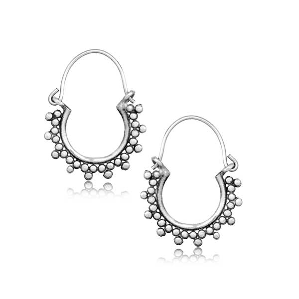 White Brass Earrings Tulsa Body Jewelry