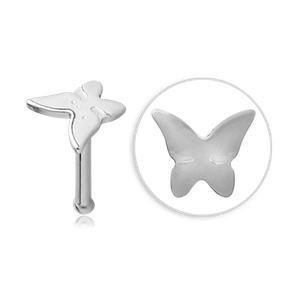 Butterfly Stainless Nose Bone Nose  