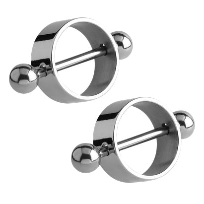 Stainless Nipple Rounders Nipple Shields 14g - 5/16" diameter (8mm) Stainless Steel