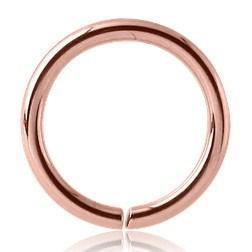 16g Rose Gold Continuous Ring Continuous Rings 16g - 1/4