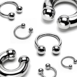 Lot 8 Piercings Barbell 16mm Acier Chirurgical 316L + Acrylique - 8 Couleurs Vives Multi-Usages