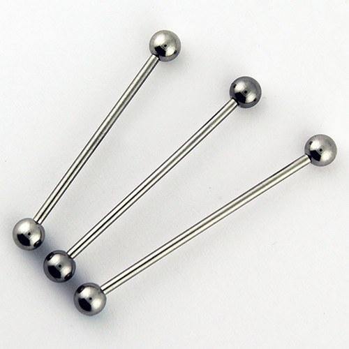 14g Stainless Industrial Barbell Tulsa Body Jewelry