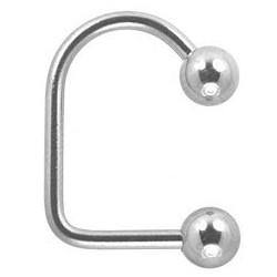 14g Stainless Lip Loop Tulsa Body Jewelry - Main Image