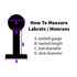 16g Microgem Black Labret Labrets  