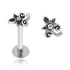 16g Sprout Stainless Labret Labrets 16g - 5/16" long (8mm) Stainless Steel