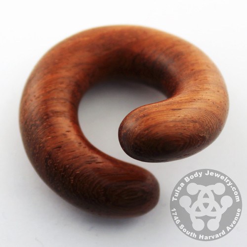 Bloodwood Coils by Siam Organics Plugs 2 gauge (6mm) Bloodwood