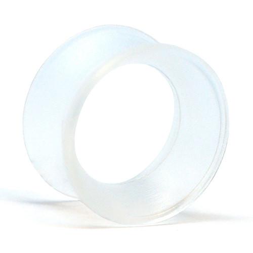 Clear Skin Eyelets by Kaos Softwear Plugs 10 gauge (2.5mm) CR - Clear