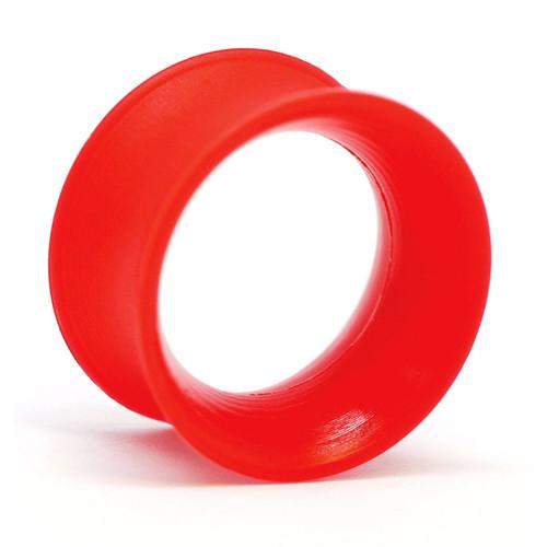 Red Skin Eyelets by Kaos Softwear Plugs 6 gauge (4.1mm) RD - Red