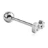 "Fuck" Stainless Tongue Barbell Tongue 14g - 5/8" long (16mm) Stainless Steel