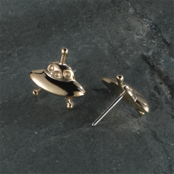 Flying Saucer 14k Threadless End Replacement Parts  