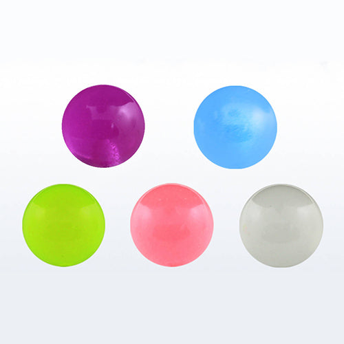 14g Glow-in-the-Dark Replacement Balls (4-Pack) Replacement Parts 14g - 4mm diameter Blue