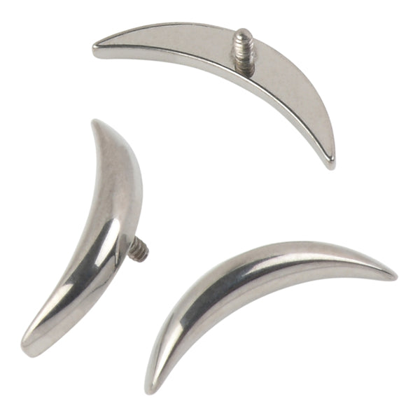 16g Crescent Titanium End