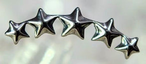 16g Curved Star Cluster Titanium End Replacement Parts  