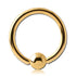 16g Gold Titanium Captive Bead Ring Captive Bead Rings 16g - 5/16" diameter (8mm) - 3mm bead Gold Titanium