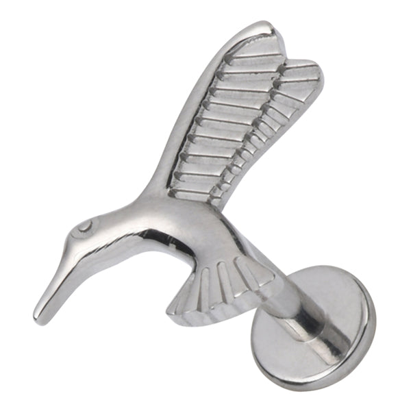Labret BioSafe 1.6 Mm Pour Piercing Buccal - Base Plate 5 Mm, Compatible éléments Vissables, Sécurité Optimale