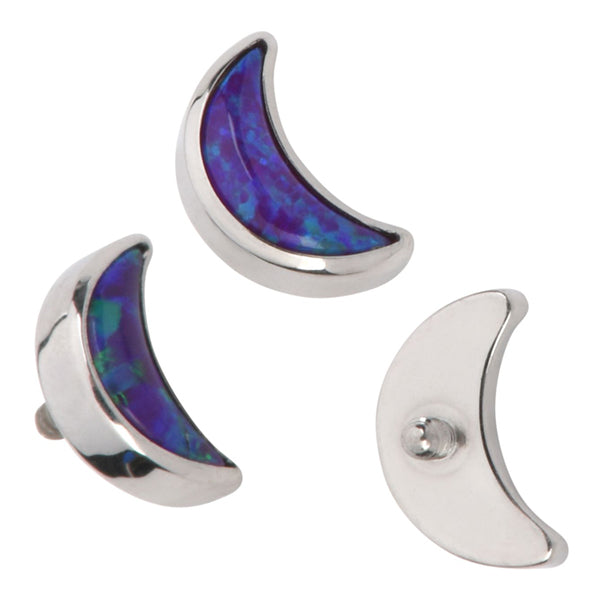 16g Lunar Opal Titanium End Replacement Parts 16 gauge Purple Opal