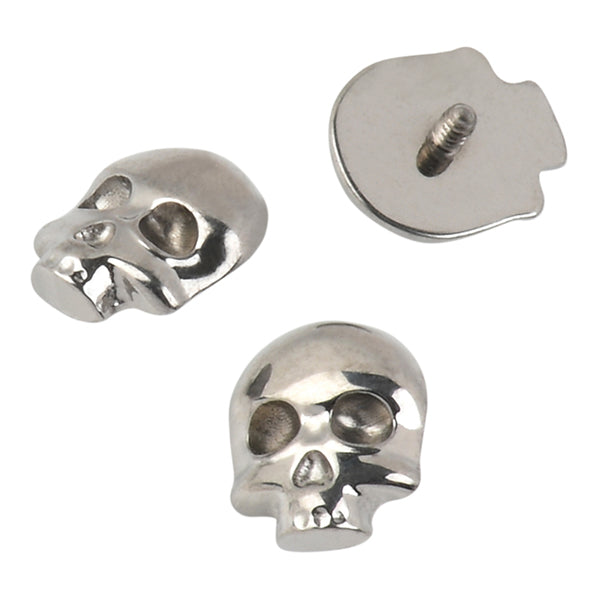 16g Skull Titanium End