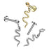 16g Snake Titanium Labret Dangle Labrets