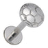 16g Soccer Ball Titanium Labret Labrets 16g - 1/4" long (6mm) Solid Titanium