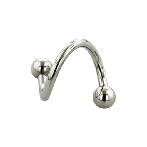 16g Titanium Twister Barbell by Anatometal Internal Barbells 16g - 5/16