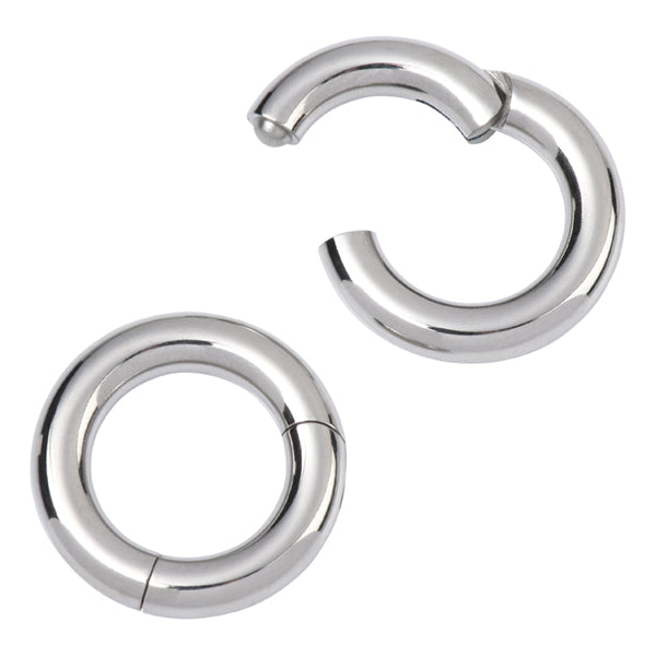 6g Titanium Hinged Segment Ring Tulsa Body Jewelry 6441