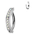 Titanium CZ Hoop Clicker