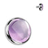 14g Gemstone End Internal Ends 14 gauge - 4mm Amethyst
