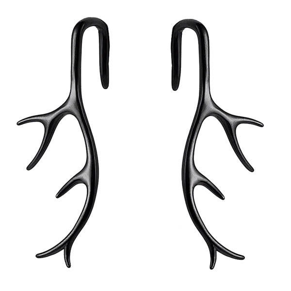 Antler Black Hangers Plugs 12 gauge (2mm) Black