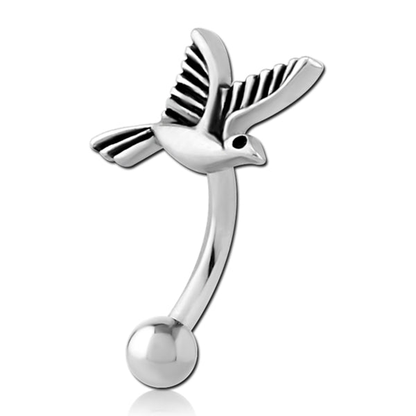 Bird Stainless Eyebrow Barbell