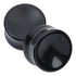 Black Obsidian Concave Plugs Plugs 0 gauge (8mm) Black Obsidian