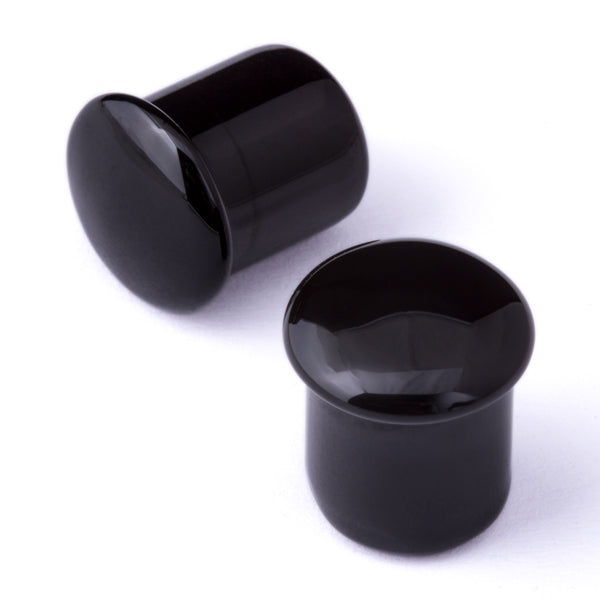 Simple SF Plugs by Gorilla Glass Plugs 14 gauge (1.6mm) - 9mm long Black