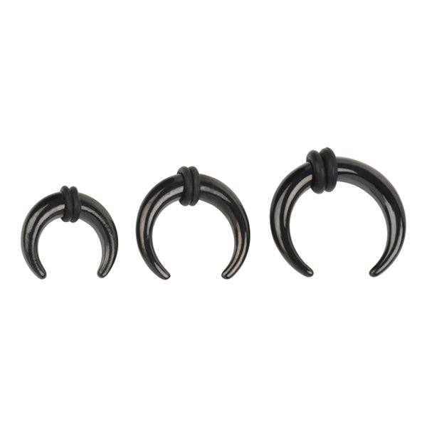 Black Steel Pincers Septum Pincers 16g (1.2mm) - 5/16