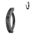 Titanium CZ Hoop Clicker