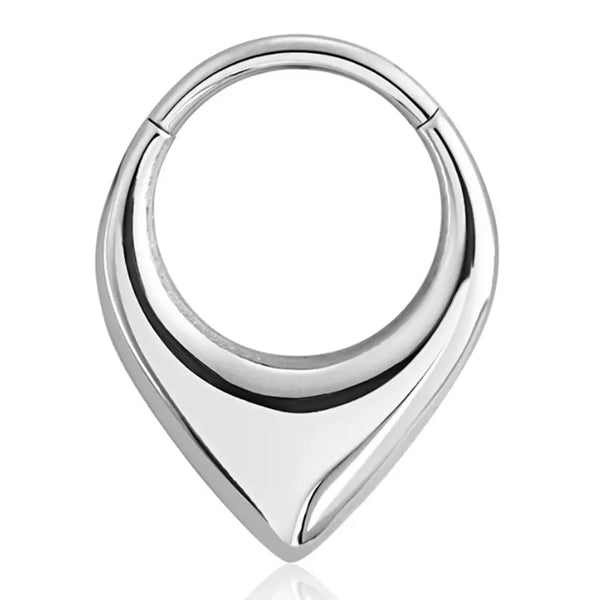 Chunky-V Titanium Hinged Ring