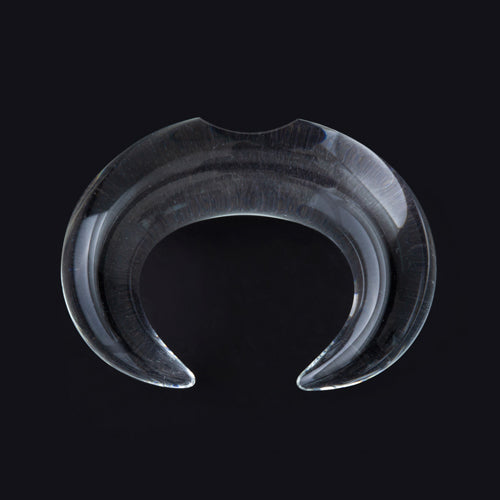 Notched Long Septum Pincher by Gorilla Glass Septum Pincers 8 gauge (3mm) Crystal