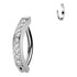 Titanium CZ Hoop Clicker