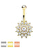 Crystal Dahlia Belly Ring Belly Ring