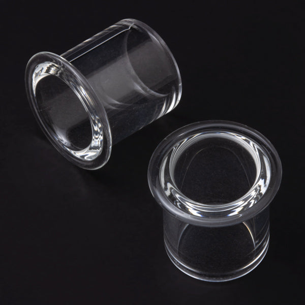 Crystal SF Bullet Holes by Gorilla Glass Stretched Lobes 2 gauge (6mm) Crystal
