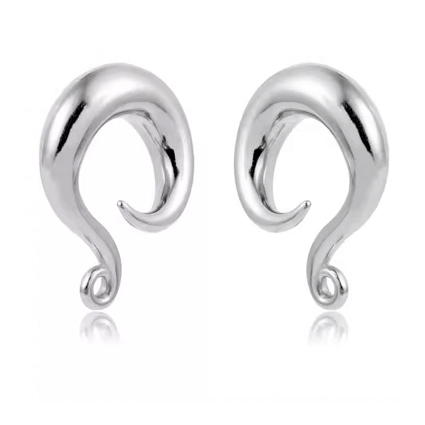 DIY Stainless Coils Stretched Lobes