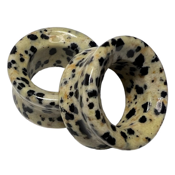 Dalmation Jasper Tunnels Plugs 0 gauge (8mm) Dalmation Jasper