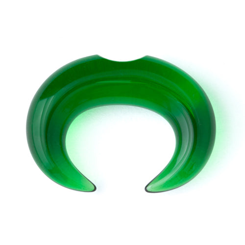 Notched Long Septum Pincher by Gorilla Glass Septum Pincers 8 gauge (3mm) Emerald