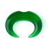 Notched Long Septum Pincher by Gorilla Glass Septum Pincers 8 gauge (3mm) Emerald