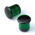 Simple SF Plugs by Gorilla Glass Plugs 14 gauge (1.6mm) - 9mm long Emerald