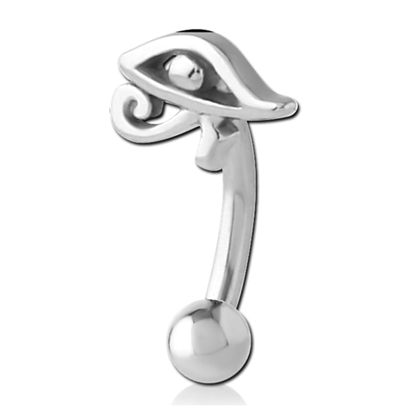 Eye of Ra Stainless Eyebrow Barbell