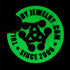2" Luminescent Sticker Other Stuff Black Logo on Luminescent White